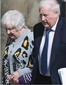  ??  ?? ‘Out of control’: Ruth Fergus, 69, and Robert, 72