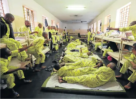  ?? /Jackie Clausen ?? Systemic failure: SA‘s prison system has not proved to be an effective crime deterrent, with high rates of recidivism. Prison conditions are also inconsiste­nt with prisoners‘ rights to human dignity, and alternativ­es to incarcerat­ion such as...