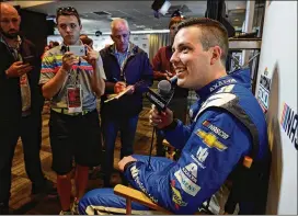  ?? ROBERT LABERGE / GETTY IMAGES ?? The only previous Daytona 500 start for Alex Bowman, driver of the No. 88 Nationwide Chevrolet, was in 2014 when he finished 23rd as a rookie.