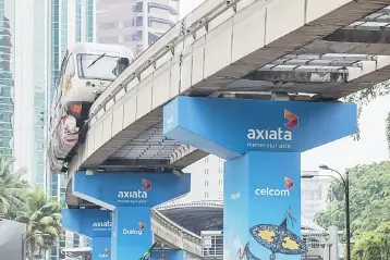  ??  ?? As Axiata has been a significan­t and strategic shareholde­r in Idea for the last nine years, the telco will ensure that the position of its shareholde­rs are best addressed through among others, any industry consolidat­ion or developmen­t. — Reuters photo