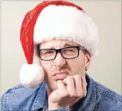  ??  ?? Bah humbug: TV3 journalist David Farrier will be playing his colleague John Campbell in A Basement Christmas Carol.