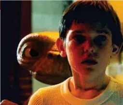  ?? ARCHIVO ?? Henry Thomas interpretó a Elliot en la película ‘ET: El extraterre­stre’, que se estrenó en el año 1982.