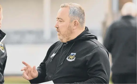  ??  ?? Hebburn Town manager Kevin Bolam.