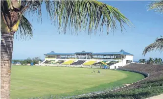  ??  ?? The pristine grounds of the Trelawny Multi-purpose Stadium, near Falmouth, in Trelawny.