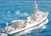  ??  ?? ■ Navies deploy minesweepe­rs to secure harbours by locating and destroying mines. INDIAN NAVY