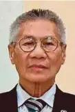  ??  ?? Datuk Dr Mansor Othman