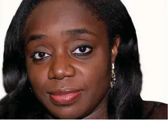  ??  ?? Minister of Finance, Mrs. Kemi Adeosun