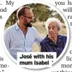  ?? ?? José with his mum Isabel