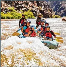  ?? COURTESY OF GRAND CANYON WEST ?? CONTINUED ON PAGE E14: Hualapai River Runners is the only outfitter that offers one-day rafting trips through the Grand Canyon. Read about this and four other adventurou­s locations inside.