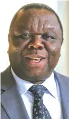  ??  ?? Morgan Tsvangirai