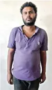  ?? PIC/MPOST ?? The accused Sanjay Alwi was arrested from near Agra canal on Saturday night