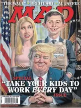  ??  ?? Cover of MAD magazine from August 2017.