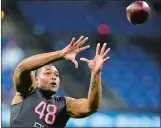  ?? CHARLIE NEIBERGALL/AP FILE PHOTO ?? Georgia junior defensive end Travon Walker was the top pick in the NFL Draft on Thursday, going to the Jacksonvil­le Jaguars. The Jaguars had the No. 1 pick for the second straight season.