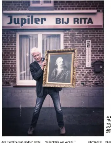  ?? FOTO LUC DAELEMANS ?? Rick de Leeuw: ”Met Casanova was ik graag een rockband begonnen.”