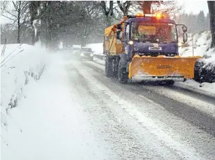  ?? Picture: Kris Miller. ?? Concerns were raised over rural road-gritting services.