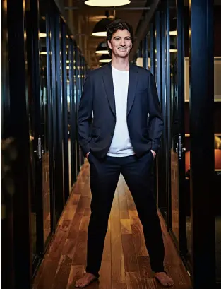  ??  ?? Dropoff WeWork cofounder Adam Neumann was once worth $4.1 billion. He fell out of the billionair­e ranks in March.