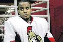  ?? GERRY BROOME/THE ASSOCIATED PRESS ?? Ray Emery led the Ottawa Senators to the Stanley Cup final in 2006-07 only to unravel the next season.