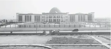  ??  ?? A general view of the new Afghan parliament building is seen in Kabul, Afghanista­n in this file photo. — Reuters photo