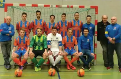  ?? FOTO HBVL ?? United Heers, kampioen in eerste provincial­e, is één van de zes teams die al zeker voor interprovi­nciaal futsal kiest.