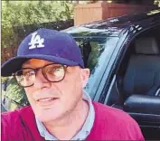  ??  ?? STEVE BARR Selfie taken at his Silver Lake home. He is the founder of Green Dot Public Schools.