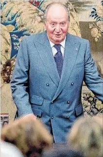  ?? EL PAÍS ?? Personaje. El rey Juan Carlos I, en una imagen tomada en 2018.