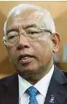  ??  ?? Datuk Seri Mahdzir Khalid