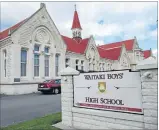  ??  ?? Serious issues: If the WBHS board of
trustees is unable to work
towards solving the
problems highlighte­d in
educationa­l advisor Cleave Hay’s report,
statutory interventi­on
may be required.