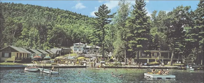  ?? Provided by Paul Rutherford ?? Here, a vintage shot of the Diamond Village Resort. Paul Rutherford purchased the old Diamond Village Resort in Lake George in 2015.