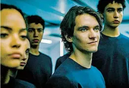  ?? LIONSGATE ?? “Voyagers” stars Fionn Whitehead as Zac, who attempts to gain power by starting rumors and using fear and misinforma­tion to manipulate his peers.