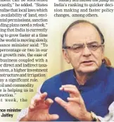  ??  ?? Finance minister Arun Jaitley