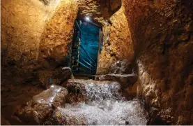  ?? (Eliyahu Yanai) ?? HEZEKIAH’S TUNNEL was used to channel water from the Gihon Spring to the Shiloah Pool.