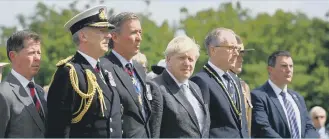  ?? ?? Boris Johnson addressed veterans and family members Photo by Leon Neal - WPA Pool/Getty Images