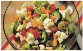  ?? BOB FILA TNS ?? If you can't find jarred giardinier­a, consider making this simple recipe at home.