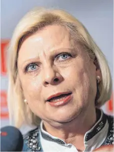  ?? FOTO: DPA ?? Die stellvertr­etende SPD-Landesvors­itzende Hilde Mattheis will nicht über Personalro­chaden reden, sondern über Inhalte.