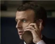  ?? FOTO BELGA ?? President Emmanuel Macron.