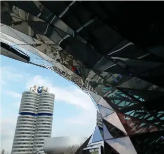  ??  ?? From top: BMW HQ with its museum in foreground; BMW's Vision Next 100 design; BMW Museum