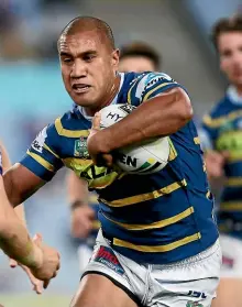  ??  ?? Peni Terepo has been stood down by the Eels.