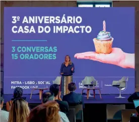  ?? ?? A Casa do Impacto celebrou na semana passada o seu terceiro aniversári­o