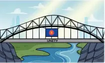  ?? ILLUSTRATI­ON BY CHEN XIA/GLOBAL TIMES ?? Asean Bridge