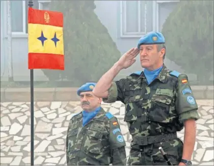  ?? /EFE ?? El general Alberto Asarta, en Líbano en enero de 2012.