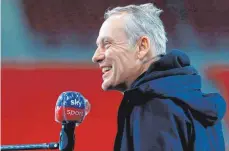  ?? FOTO: RALPH ORLOWSKI/AFP ?? Ist ein Gesicht der Liga und hat oft gut lachen: Christian Streich.