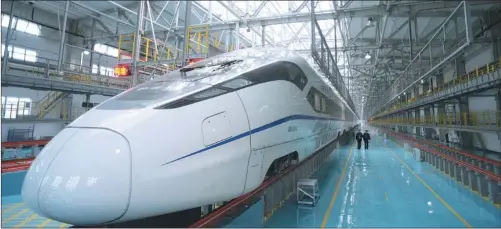  ?? PROVIDED TO CHINA DAILY ?? Rail transit is one of Chengdu’s leading industries.