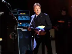  ??  ?? Paul McCartney was a worthy winner of the award in 2008 (Getty)