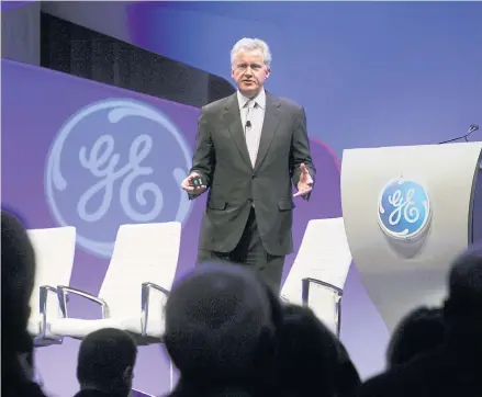  ?? REUTERS ?? Jeff Immelt in 2016. He left General Electric Co the following year.