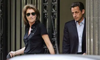  ??  ?? Nicolas Sarkozy with his then wife, Cécilia Attias, in 2007. Photograph: Thomas Coex/AFP/Getty Images