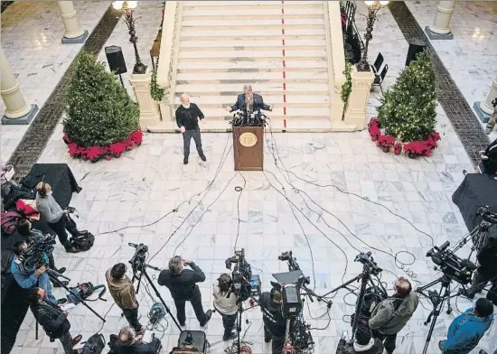  ?? ALYSSA POINTER / AP ?? “Muy enfadado” “Todo esto ha ido demasiado lejos”, dijo Gabriel Sterling, un empleado republican­o de Georgia, responsabl­e de sistemas electorale­s