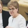  ??  ?? 0 Nicola Sturgeon spoke of a ban in 2017