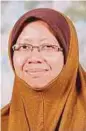  ??  ?? Associate Professor Dr Malina Osman