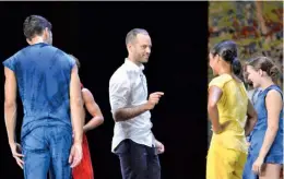  ?? — AFP ?? French choreograp­her Benjamin Millepied marks his return to Los Angeles this week with a new show.