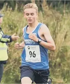  ??  ?? Sunderland Harriers’ Adam Hughes won the under-17 race.